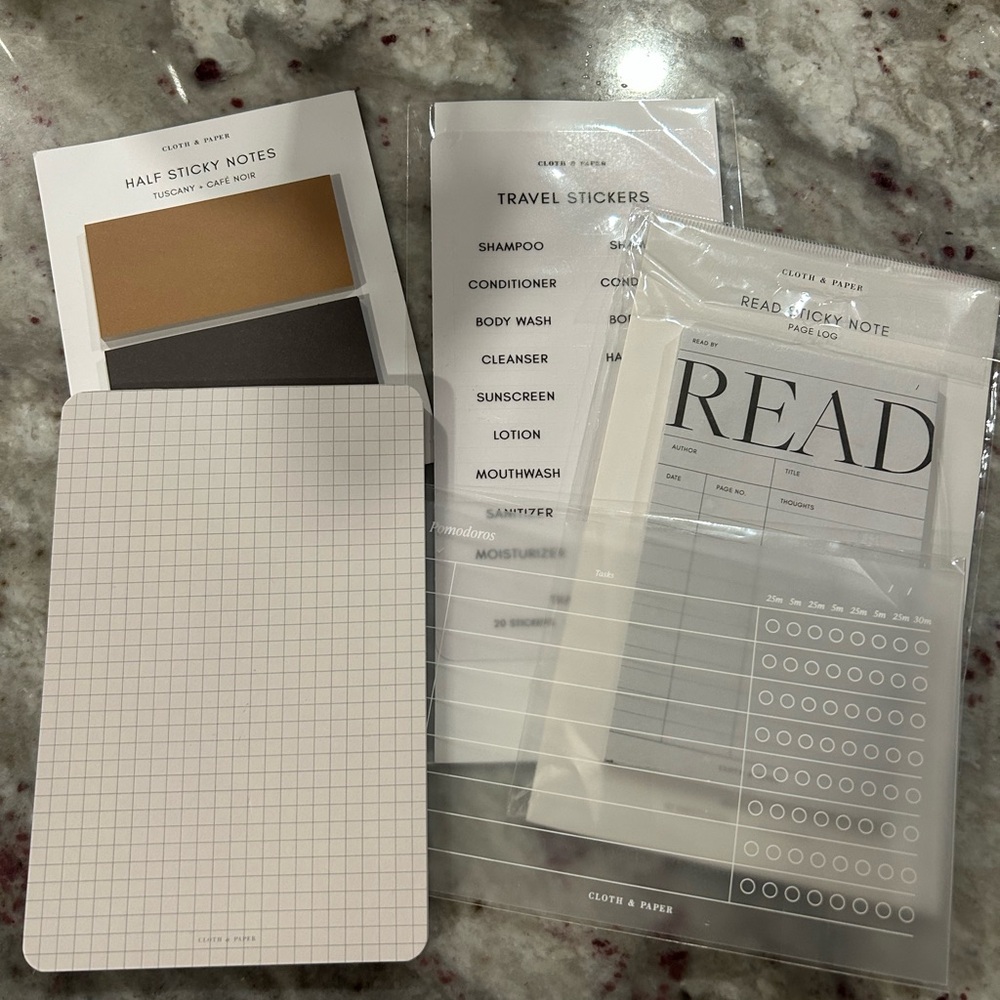 Cloth & Paper Stationery Set